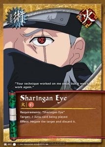 Sharingan Eye card artwork