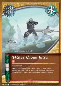 Water Clone Jutsu card artwork