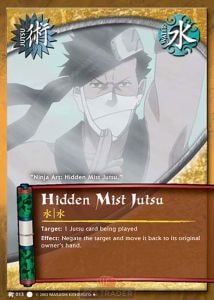 Hidden Mist Jutsu card artwork
