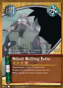 Silent Killing Jutsu card artwork