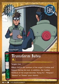 Transform Jutsu card artwork