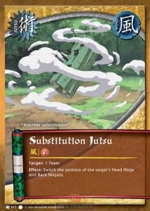 Substitution Jutsu card artwork