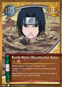 Earth Style: Headhunter Jutsu card artwork