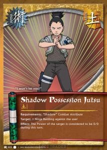Shadow Possession Jutsu card artwork
