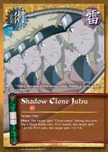 Shadow Clone Jutsu card artwork