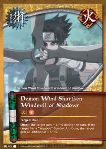 Demon Wind Shuriken - Windmill of Shadows card artwork