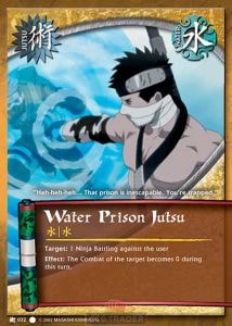 Water Prison Jutsu card artwork