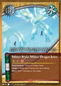 Water Style: Water Dragon Jutsu card artwork