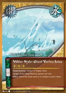 Water Style: Giant Vortex Jutsu card artwork