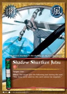 Shadow Shuriken Jutsu card artwork