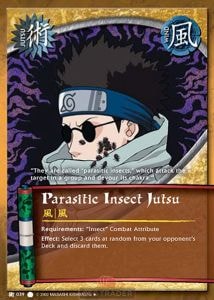 Parasitic Insect Jutsu card artwork