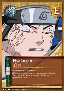Byakugan card artwork