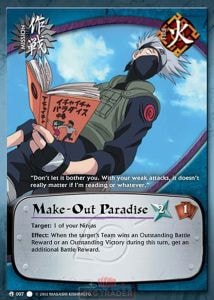 Make-Out Paradise card artwork
