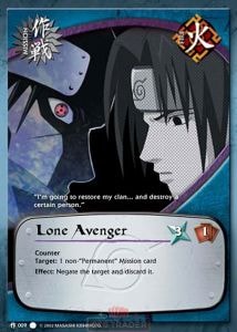 Lone Avenger card artwork