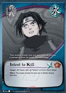 Intent to Kill card artwork