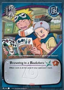 Browsing in a Bookstore card artwork