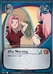 One Morning card artwork