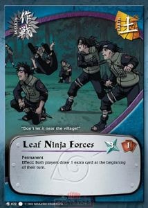 Leaf Ninja Forces card artwork