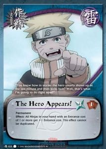 The Hero Appears! card artwork