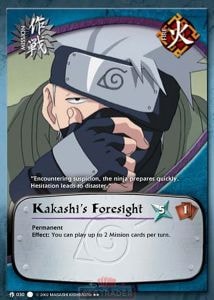 Kakashi's Foresight card artwork