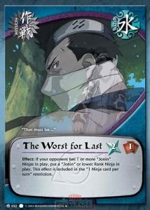 The Worst for Last card artwork