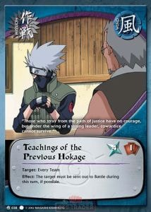Teachings of the Previous Hokage card artwork