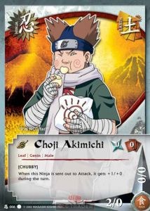 Choji Akimichi card artwork