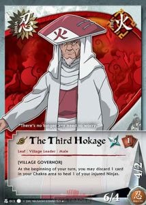 The Third Hokage card artwork