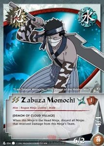 Zabuza Momochi card artwork