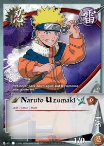 Naruto Uzumaki card artwork