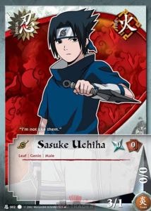 Sasuke Uchiha card artwork