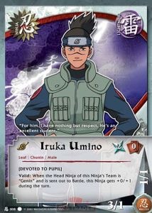 Iruka Umino card artwork