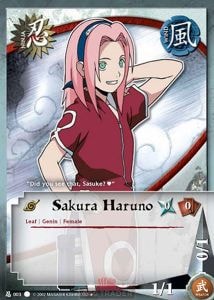 Sakura Haruno card artwork