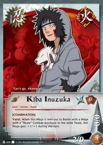Kiba Inuzuka card artwork