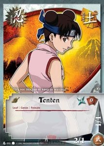 Tenten card artwork