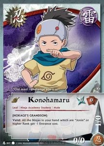 Konohamaru card artwork