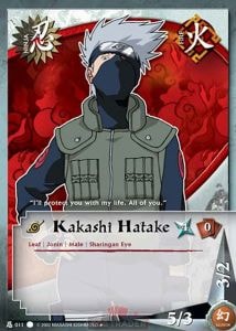 Kakashi Hatake card artwork