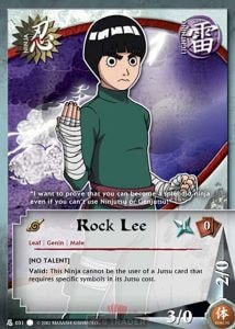 Rock Lee card artwork