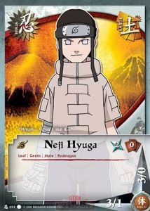 Neji Hyuga card artwork