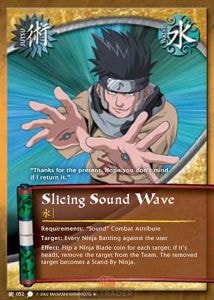 Slicing Sound Wave card artwork