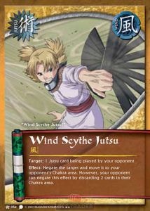 Wind Scythe Jutsu card artwork