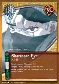Sharingan card artwork
