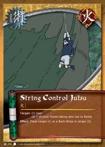 String Control Jutsu card artwork