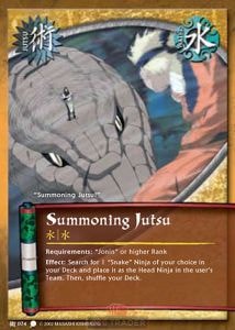 Summoning Jutsu card artwork