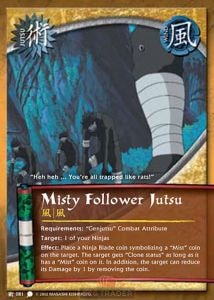 Misty Follower Jutsu card artwork