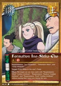 Formation Ino-Shika-Cho card artwork