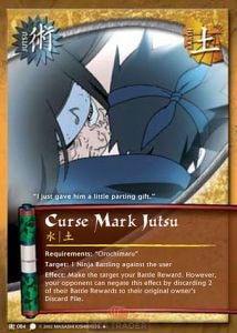 Curse Mark Jutsu card artwork