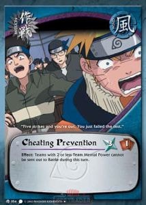 Cheating Prevention card artwork