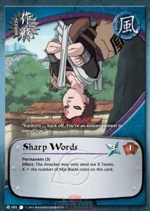 Sharp Words card artwork
