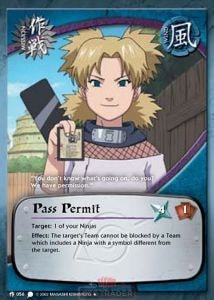 Pass Permit card artwork